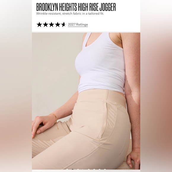 NWT Athleta Brooklyn Jogger, size 0 - Picture 2 of 7